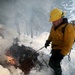 Shasta-Trinity Pile Burn Near Weaverville, CA