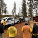 Shasta-Trinity Pile Burn Near Weaverville, CA