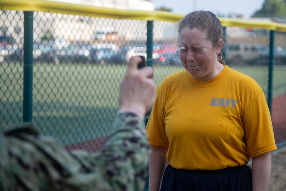 USS Ronald Reagan (CVN 76) holds security reaction force training exercise