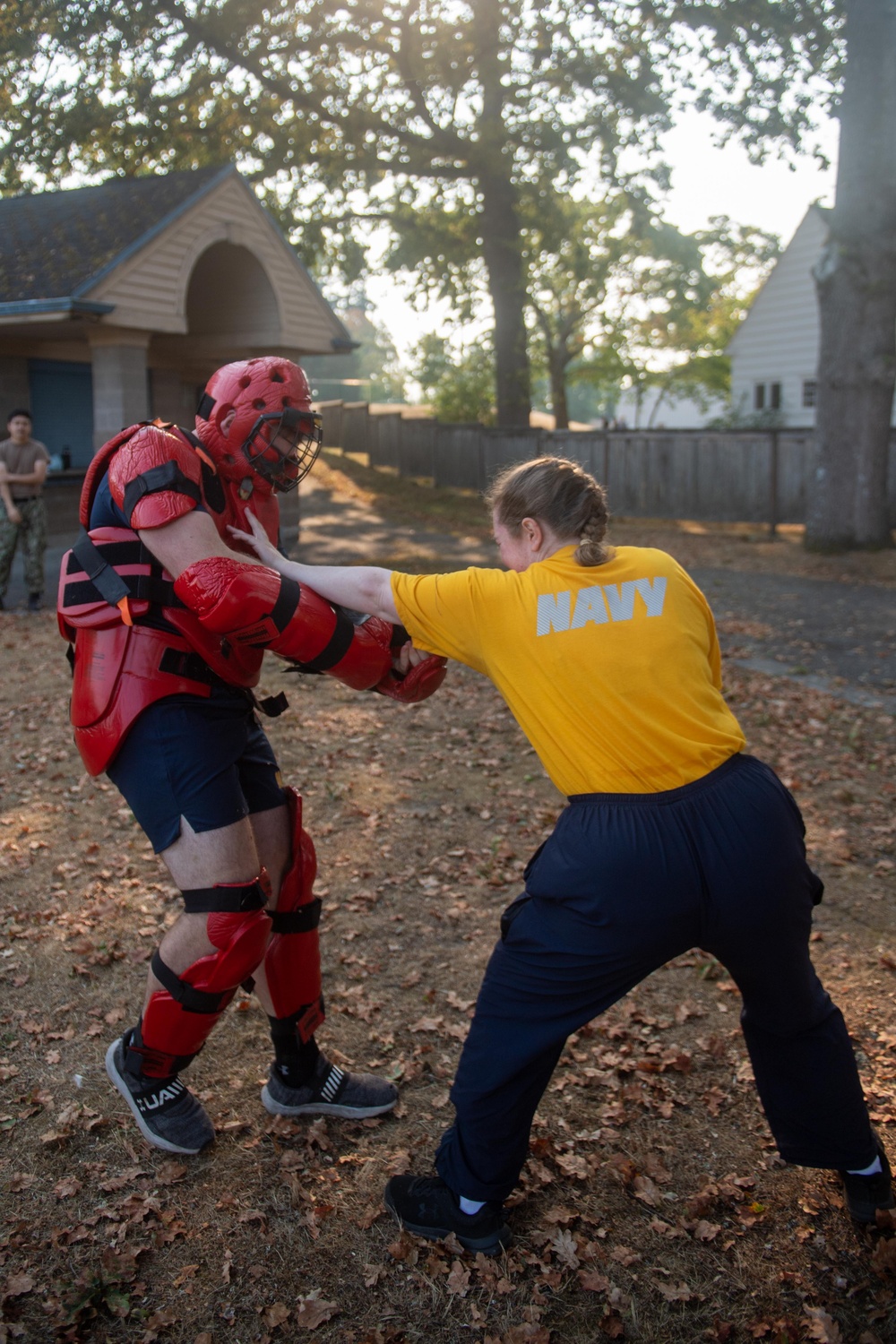 USS Ronald Reagan (CVN 76) holds security reaction force training exercise