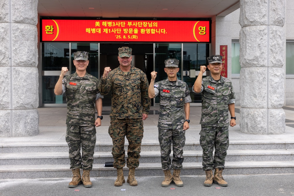 Brig. Gen. Matthew Good Visits Marines and Sailors, Meets with ROKMC 1st Marine Division Commanders During KMEP 25.2