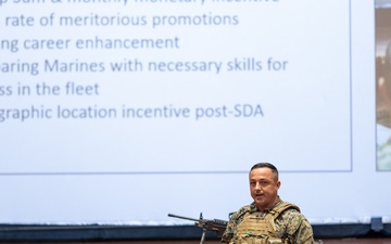 MCIWEST hosts HQSPT Bn. Enlisted Career Panel