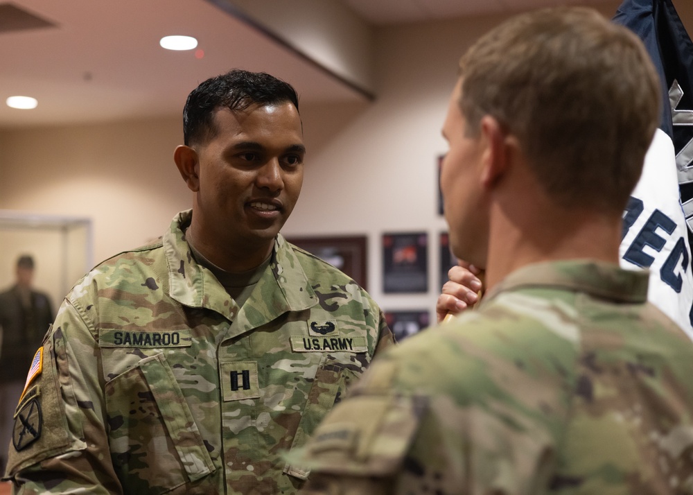 XVIII Airborne Corps Reception Company Change of Command