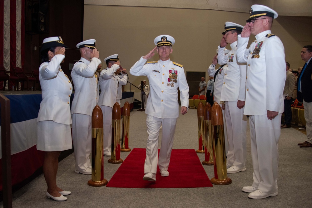Navy Personnel Command Holds Change of Command