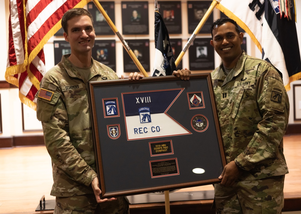 XVIII Airborne Corps Reception Company Change of Command