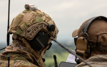 Royal Thai Air Force and Air National Guard Tactical Air Party Control members conduct simulated air support missions