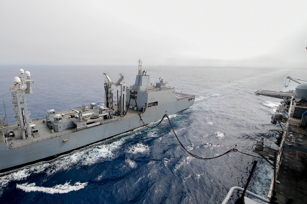 Boxer conducts replenishment-at-sea