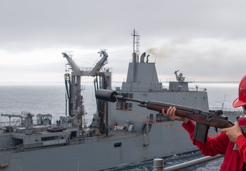 Boxer conducts replenishment-at-sea