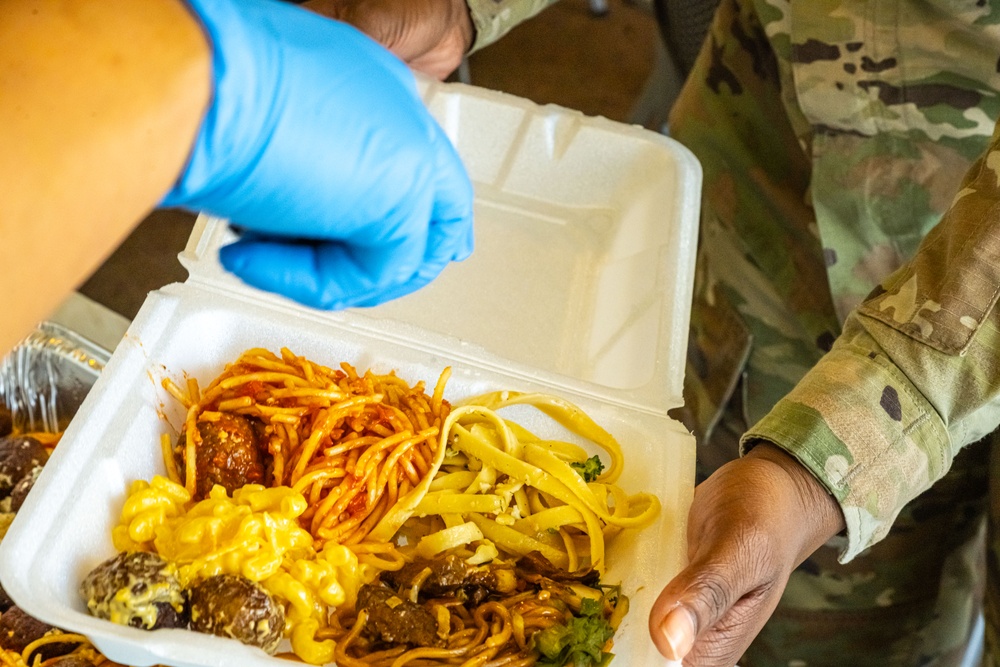 Team Minot hosts monthly dorm dinner for Airmen
