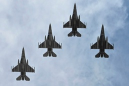 120th Fighter Squadron flyover opens Cheyenne rodeo