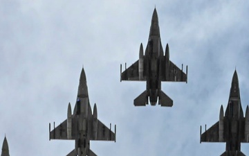120th Fighter Squadron flyover opens Cheyenne rodeo