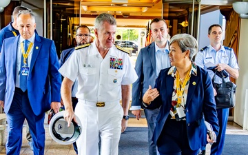 Adm. Paparo Addresses Fellows At DKI APCSS During Their 30th Anniversary Celebration.