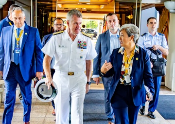 Adm. Paparo Addresses Fellows At DKI APCSS During Their 30th Anniversary Celebration.