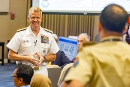 Adm. Paparo Addresses Fellows At DKI APCSS During Their 30th Anniversary Celebration.