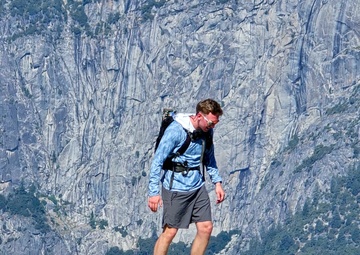 Beale Airman aids climber down from Yosemite National Park’s famous cable section of Half Dome hike