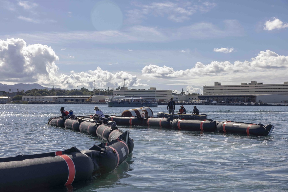 U.S. Navy prepares for USS Arizona platform removal