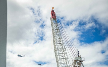 U.S. Navy prepares for USS Arizona platform removal