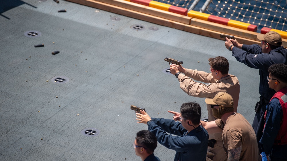 Boxer Conducts a Live-Fire Exercise