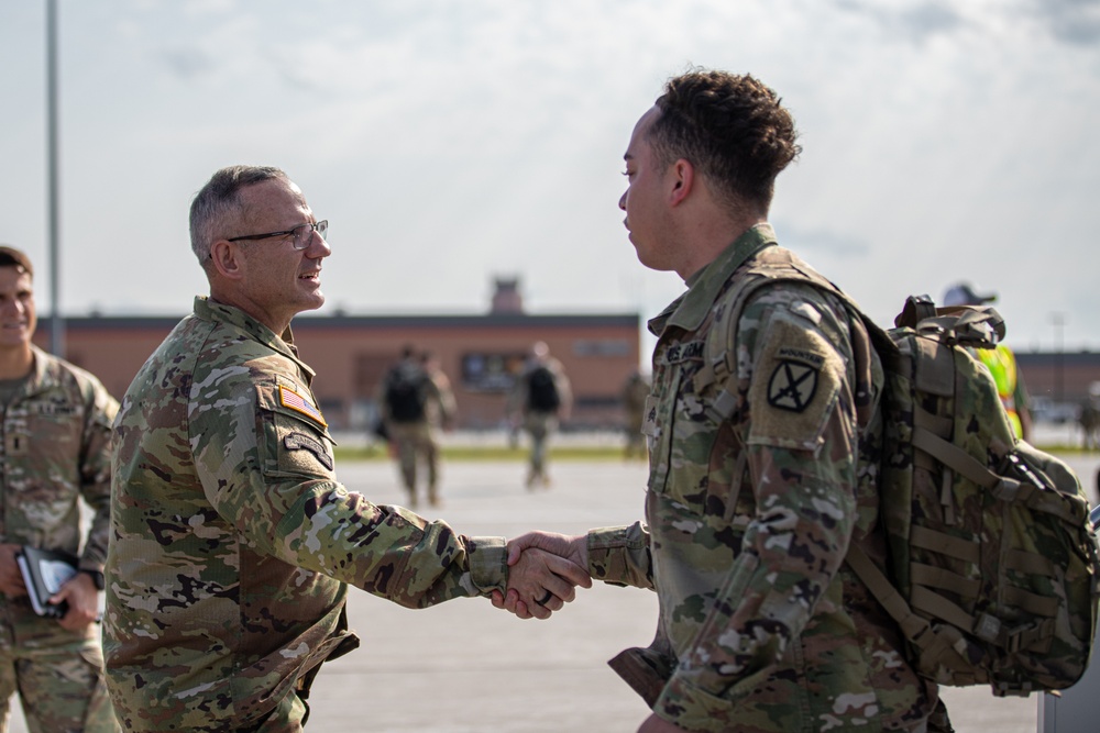 10th Mountain Division Soldiers Come Home