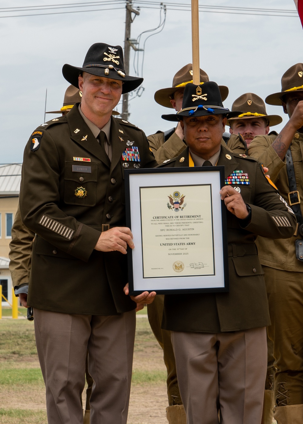 1st Cavalry Division hosts retirement ceremony