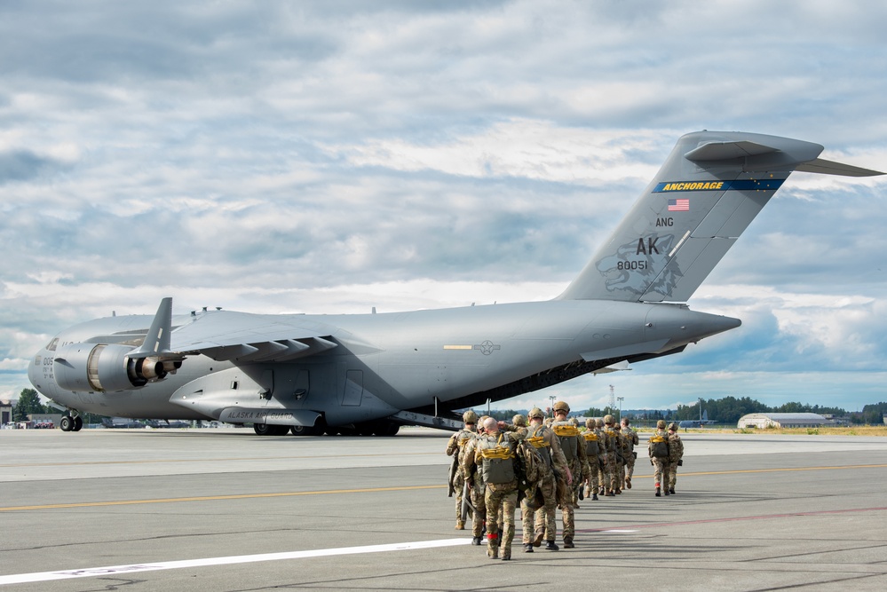Joint partners conduct airborne ops at JBER