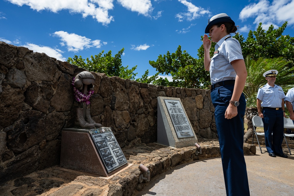 Coast Guard Air Station Barbers Point holds memorial ceremonies