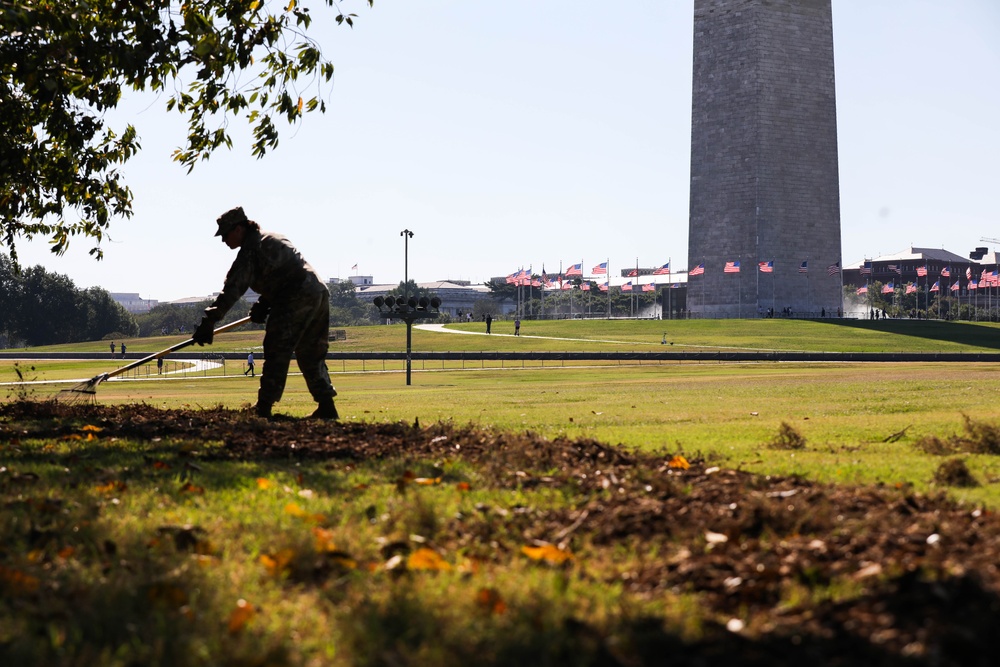 Area Beautification in front of the Washington Monument