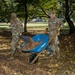 D.C. National Guardsmen distribute mulch in support of the D.C. Safe and Beautiful mission