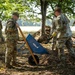 D.C. National Guardsmen distribute mulch in support of the D.C. Safe and Beautiful mission