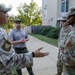 Guardsman with the D.C. National Guard perform landscaping and trash cleanup at East Potomac Park