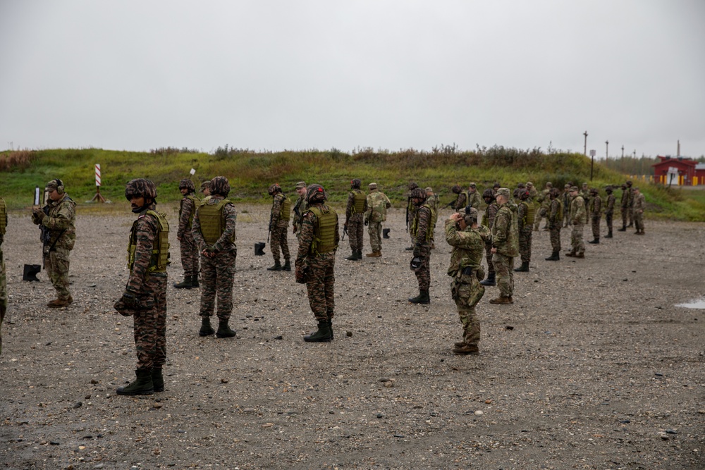 Indian and U.S. Army bilateral training exercise at Yudh Abhyas 25 in Fort Wainwright, AK