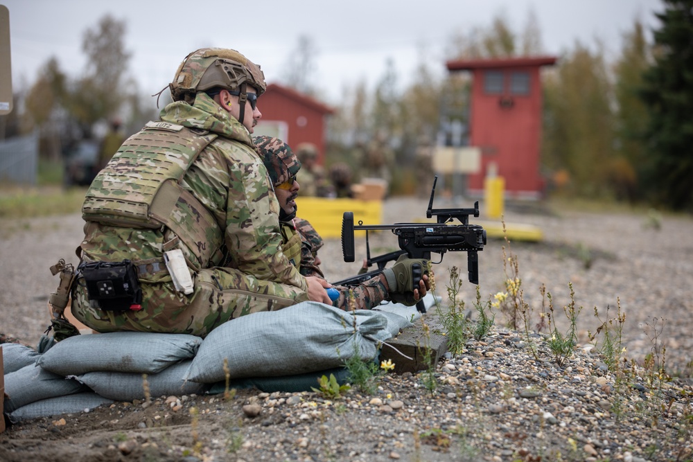 Indian and U.S. Army bilateral training exercise at Yudh Abhyas 25 in Fort Wainwright, AK
