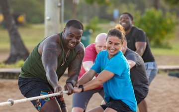 25th CAB H2F Hosts Team Building Workout at Hale’iwa Ali’i Beach Park