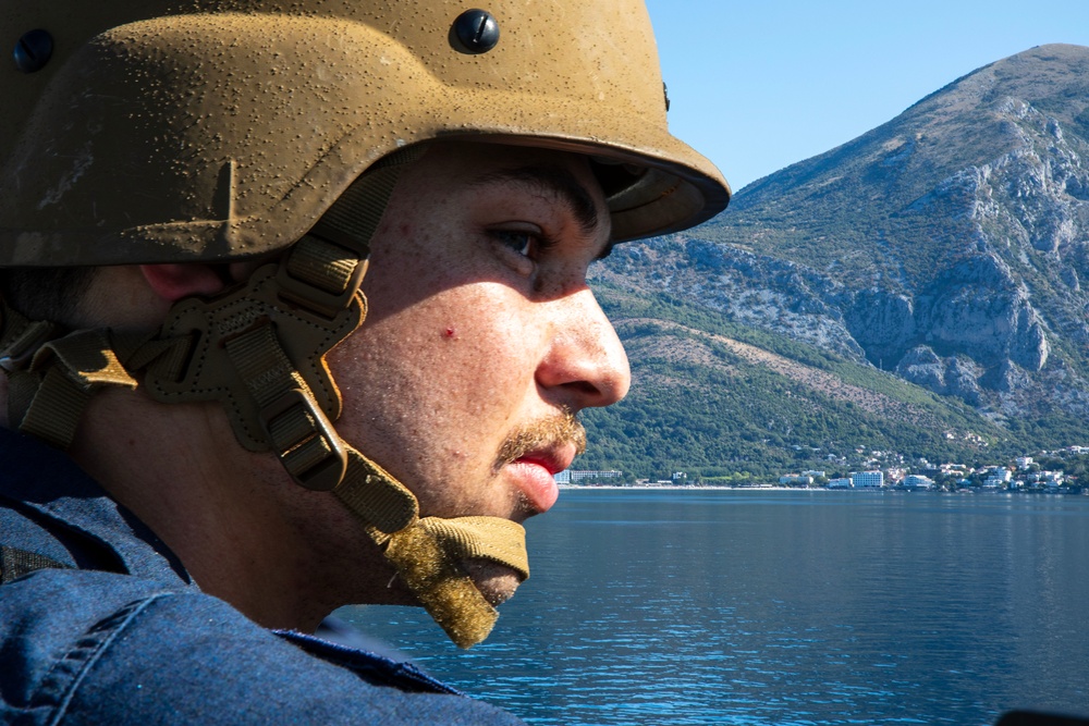 USS Mount Whitney Arrives in Bar, Montenegro