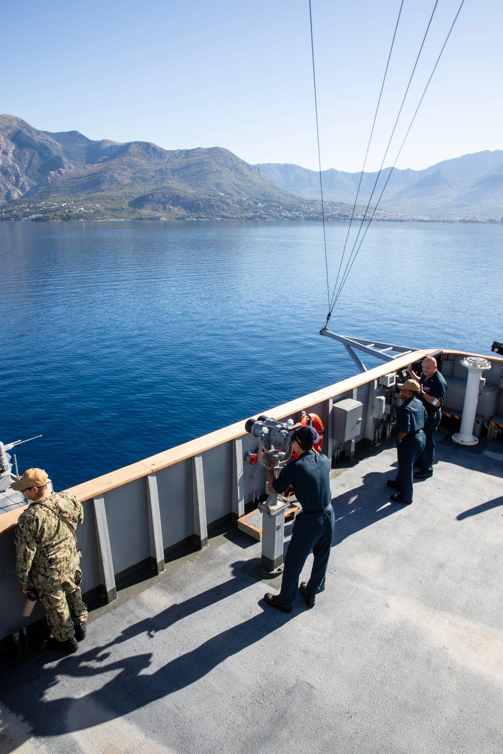 USS Mount Whitney Arrives in Bar, Montenegro