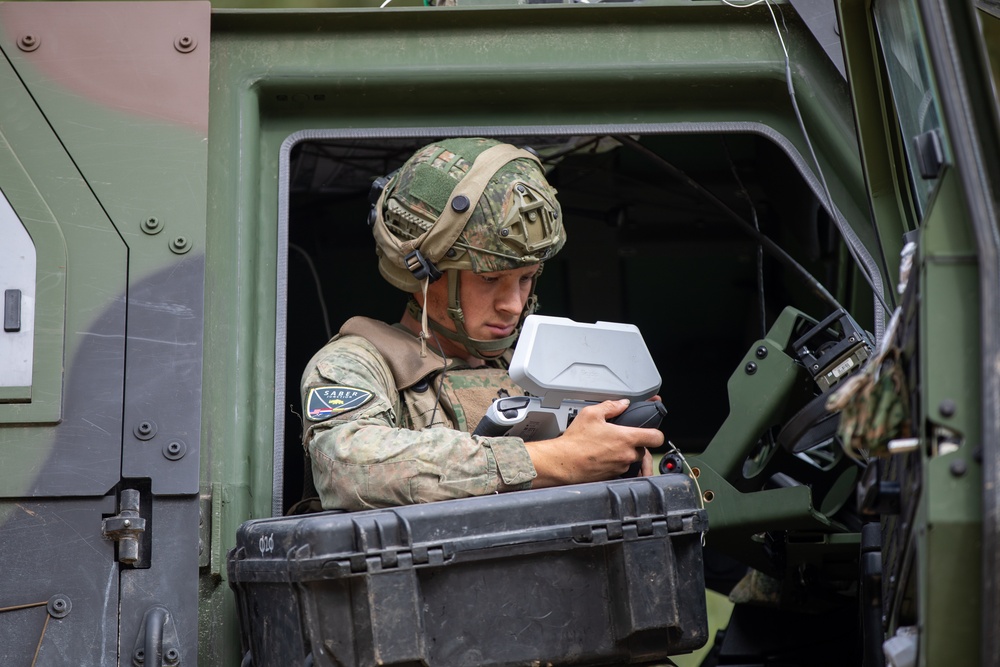 Dutch Soldiers Hone Drone Capabilities During Saber Junction 25