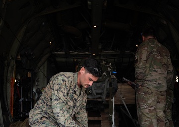 94th Airlift Wing Airmen Provide Aerial Cargo Support During Local Training Exercise at Republic of Korea
