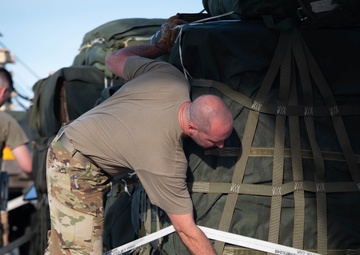 94th Airlift Wing Airmen Provide Aerial Cargo Support During Local Training Exercise at Republic of Korea