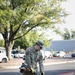 Guardsman with the D.C. National Guard perform landscaping and trash cleanup at East Potomac Park