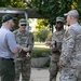 Guardsman with the D.C. National Guard perform landscaping and trash cleanup at East Potomac Park