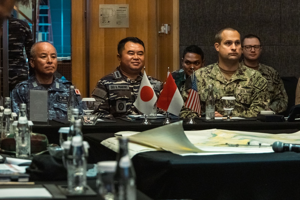 Super Garuda Shield 25: U.S. Marines and Sailors, JGSDF, and Indonesian Armed Forces conduct pre-sail conference