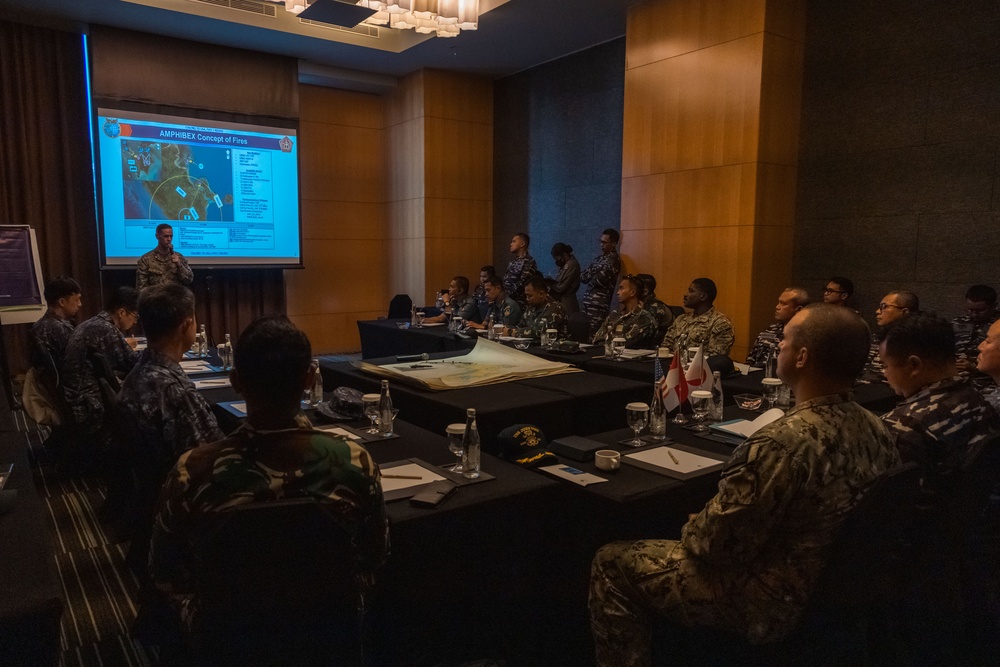 Super Garuda Shield 25: U.S. Marines and Sailors, JGSDF, and Indonesian Armed Forces conduct pre-sail conference