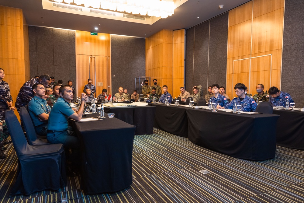 Super Garuda Shield 25: U.S. Marines and Sailors, JGSDF, and Indonesian Armed Forces conduct pre-sail conference