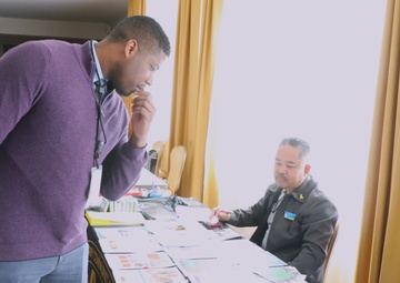 Soldiers from the 510th Regional Support Group attend Yellow Ribbon event