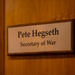 Department of War Plaques Change