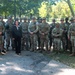 U.S. Rep. Sheri Biggs (SC-3) visits soldiers with South Carolina National Guard Soldiers as they patrol areas around the Vietnam Memorial