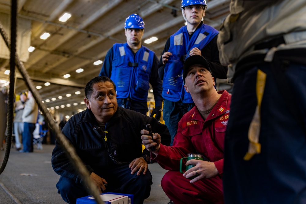 USS Gerald R. Ford (CVN 78) Conducts a Replenishment-at-Sea