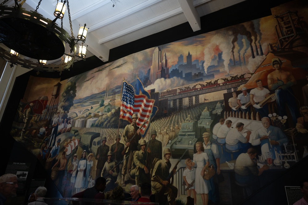 Maryland Museum of Military History reopens with WWII mural unveiling, new exhibits