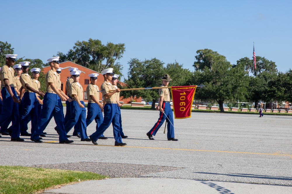 Delta Company Honor Graduate Platoon 1060