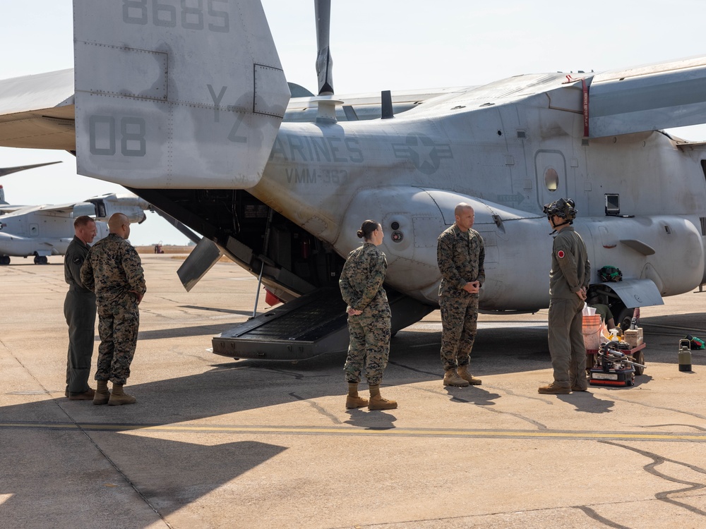MRF-D 25.3: USINDOPACOM command senior enlisted leader visits MRF-D Marines